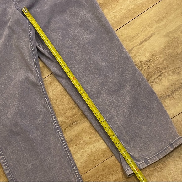 Soft Surroundings Womens Elastic Waist Stretch Jeans Size L Distressed Purple - Picture 4 of 8